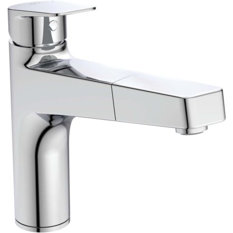 Ideal Standard Ceraplan kitchen tap BD331AA chrome, pull out spout, projection 210 mm