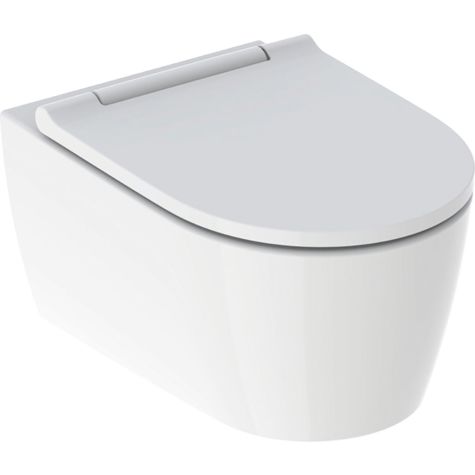 Geberit One Pack WC suspendu 500201011 avec abattant WC soft close , blanc / blanc KeraTect