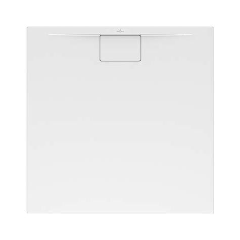 Villeroy & Boch Architectura MetalRim Receveur de douche DA1010ARA115V01 , 100 x 100 x 1 ,5 cm, blanc