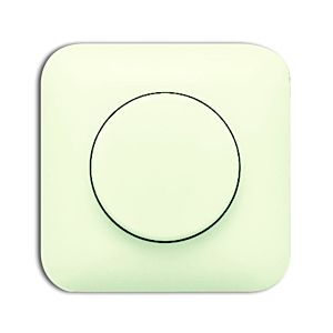 Busch Jaeger Abdeckplatte Drehdimmer 2115 J-212 weiss Busch Duro 2000 SI mit Glimmlampe