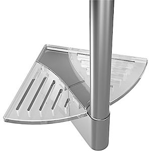 Hansa Eckmontageset Hansaclear 04530200 verchromt, mit Ablage