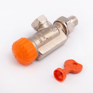 Corps de vanne thermostatique Heimeier 3910-01.000 Axial, DN 10, avec contrôle automatique du débit