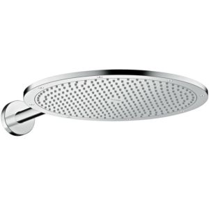 Axor ShowerSolutions overhead shower 1jet 26034820 brushed nickel, 350mm, with shower arm, round