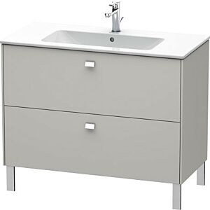 Duravit Brioso Duravit Brioso BR440301007 1020x479mm, Concrete Gray Matt , 2 Concrete Gray Matt , chrome handle