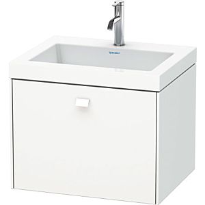 Duravit Brioso c-bonded Waschtisch mit Unterbau BR4600N1818, 60x48cm, Weiß Matt, ohne Hahnloch