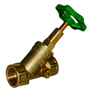 Aalberts SEPP DIN-Basis Freistromventil 0048915 DN 32 x Rp 1 1/4, steigende Spindel, ohne Entleerung, Messing