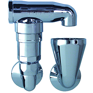 Aalberts SEPP Safe Rohrbelüfter 0006061 DN 15 - G 1/2a x G 3/4a, 1-fach, Messing verchromt