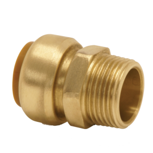 Aalberts VSH Tectite transition nipple 4751441 15 mm x R 1/2, brass, IG/AG, copper, detachable