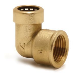 AIPS transition angle VSH Tectite TT14 15 mm x Rp 1/2, brass, 90 degrees, IG, non-detachable