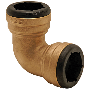 Aalberts VSH Tectite Winkel 4750108 42 mm, Rotguss, bis 28 mm, 90Grad, Innen/Innen, lösbar