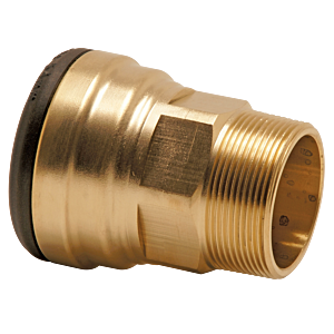 Aalberts VSH Tectite Übergangsnippel 4751549 42 mm x R 1 1/2, Rotguss, IG/AG, Kupfer, lösbar