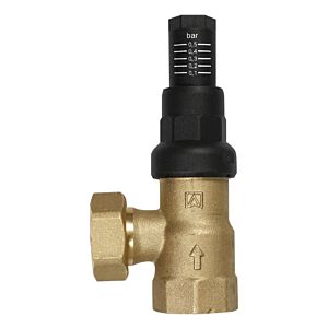 Afriso differential overflow valve 42379 G 3/4, 0.1/0.5 bar, corner version