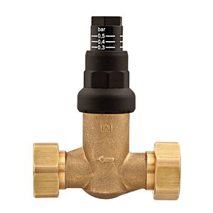 Afriso differential overflow valve 42384 G 3/4, 0.1/0.5 bar, straight version