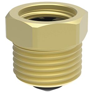 Afriso assembly valve 77723 R 1/2 x G 3/8, Muffex spigot, brass