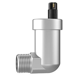 Afriso angle quick vent 77753 R 1/2, brass housing, nickel-plated, with Aquastop, without valve