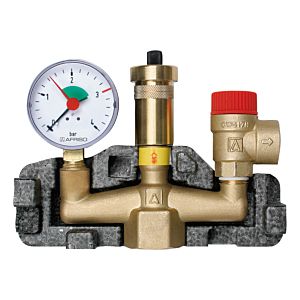 Afriso boiler safety group 77938 3 bar, with insulation