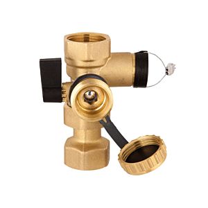 Afriso Kappenventil 77949 G 3/4 x 3/4, mit integriertem KFE-Hahn G 3/4