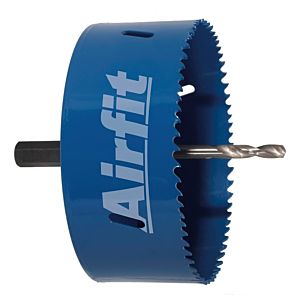 Airfit circle cutter 20121KS Ø 121 mm, complete, HSS bimetal, for plastic and metal