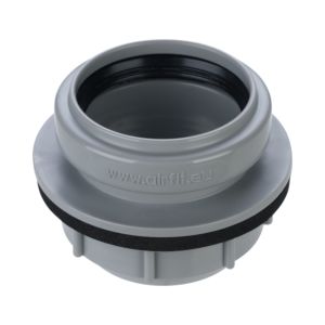 Airfit manchon à visser 50000AM DN 50, gris, pour couvercle de nettoyage en plastique