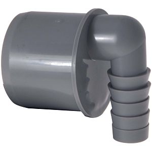 Airfit hose angle 50010SW DN 50 x Ø 18-21.7 mm, transition from hose to drain pipe