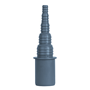 Airfit hose nipple 50015SN, transition from hose to drain pipe, DN 32, Ø 8.2-26.5mm, PP