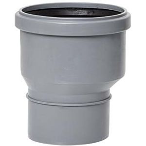 Airfit Reduzieradapter 61190RA DN 110 x 90, exzentrisch, aus Polypropylen, grau