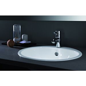 Alape built-in basin EW3 2005000000 47,5 cm, white, with tap hole and overflow