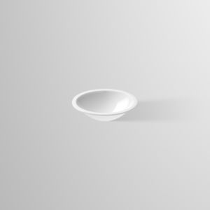 Lavabo encastré Alape EB O425 2100100000 425 x 325 mm, blanc, avec trou de robinetterie, sans trop-plein