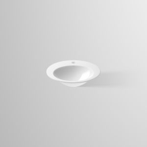 Lavabo encastré Alape EB O500H 2102100000 500 x 400 mm, avec trou de robinetterie, sans trop-plein