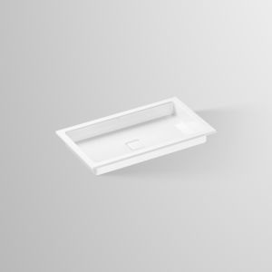 Alape built-in basin X.plicit RE700.4 22070000000 70 x 39,8 cm, white, without tap hole and overflow