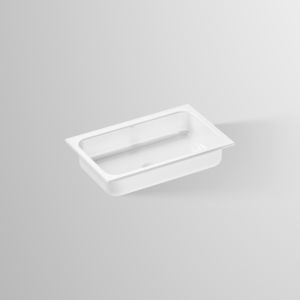Lavabo encastré Alape EB 2218500000 650 x 415 mm, blanc, avec trou de robinetterie, sans trop-plein