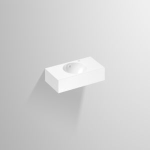 Alape IC600H washbasin 4238200000 60x32.5cm, white, with tap hole/overflow