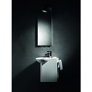 Alape WP.Insert1 Waschplatz 5241000000 Schalenbecken Ø 300 mm links, weiß, Ablage rechts, mit Hahnloch