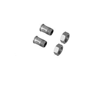 Allmess Wasserzähler raccord à vis 14590 V 1x1 2000 / 4 &quot;, DN 25, laiton brillant, 2 pièces