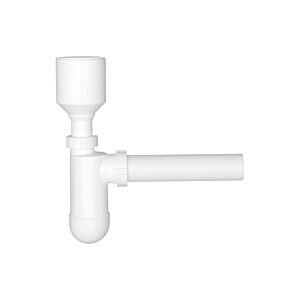Piège à odeurs ASW pour bouteilles 106148 50 x 40 mm, PP blanc, pour urinoirs/lavabos