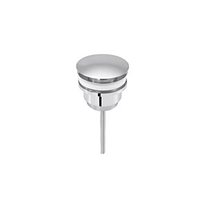 ASW Design Universal Valve 106391 1 1/4&quot; x d = 63 mm, round, brass, Ø 66 mm, chrome-plated, non-locking