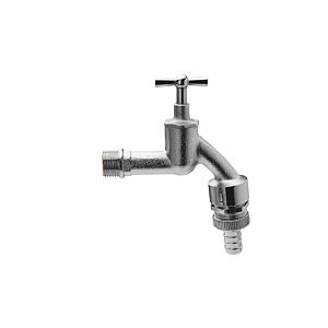 robinet de sortie Universal 422317 laiton chromé mat, 2000 / 2 &quot;, aérateur de tuyau, Rückflussverhinderer , raccord à Rückflussverhinderer