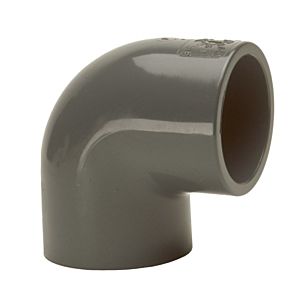 Bänninger PVC-U 90 degrés 1410069012 20 mm, DN 15, manchon adhésif double face