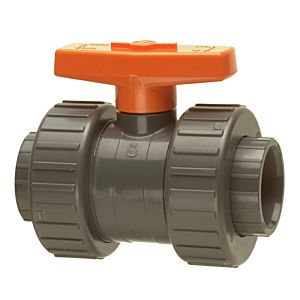 Bänninger Pvc-u Kugelhahn 191007R122 25 mm, DN 20, avec joint EPDM