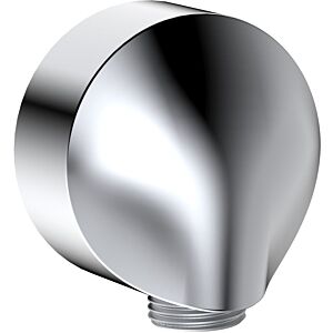AqvaZone AqvaShower Wandanschlussbogen 005538150 1/2 Zoll AG x 1/2 Zoll AG, eigensicher, verchromt