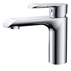 AqvaZone AqvaBasic IV basin mixer tap 002750440 chrome, with pop-up waste fitting 1 1/4 inch