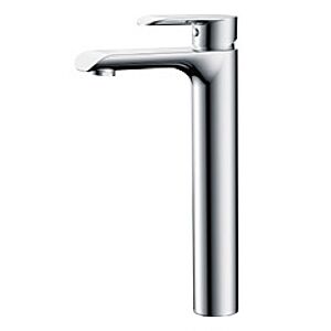 Mitigeur de lavabo AqvaZone AqvaBasic IV 002753440 chromé, avec bonde clic-clac 1 1/4 pouce