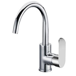 AqvaZone AqvaBasic IV washbasin tap 002757440 chrome, side-mounted lever