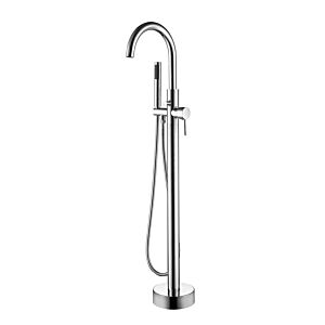 AqvaZone AqvaDesign freestanding bathtub faucet 022658750 chrome, with round riser pipe