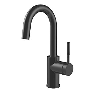 Robinet de lavabo AqvaZone AqvaDesign 024759702 noir mat, levier latéral