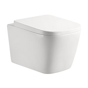 AqvaZone AqvaCeramica Wand-Tiefspül-WC 031915500 weiß, 495 x 365, 3 l/4,5 l, softedge, spülrandlos