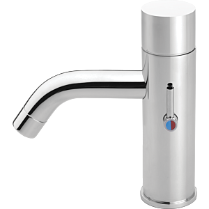 Benkiser Metrix Fashion Infrared Washbasin Tap 1996063, touchless, mains operated, with mixer, chrome