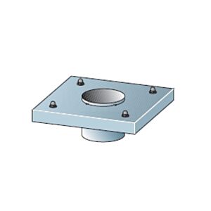 Bertrams Camino-fix couvercle en acier inoxydable 02AE22 dimensions intérieures 220/220 mm
