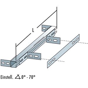 Bertrams Camino-fix Sparrenhalter 02SH universell für alle Durchmesser
