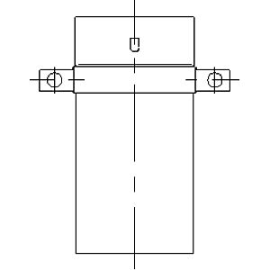 Bertrams Ewr-d intermediate support 21ZSH-D250 250 x 1 mm, with retaining ring